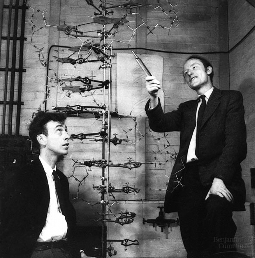 Charles Crick And James Watson On The